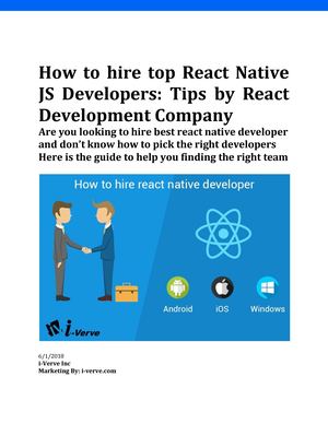 How to Hire Best React Native Developers