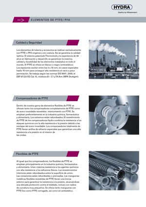 HIDRA - ELEMENTOS PTFE