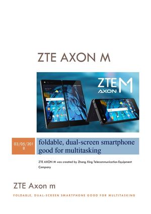 Zte Axon M