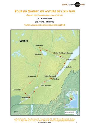 Tour Du Québec En Voiture De Location