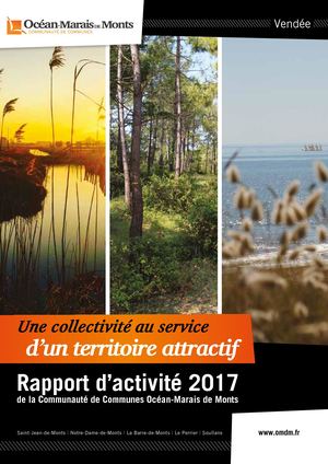 Rapport d'activité 2017 - Communauté de Communes Océan-Marais de Monts