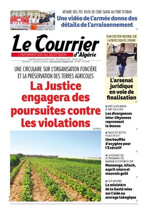 Le Courrier D'Algérie Du Samedi 2 Juin 2018