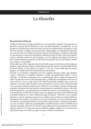 Cap 1 La Filosofía