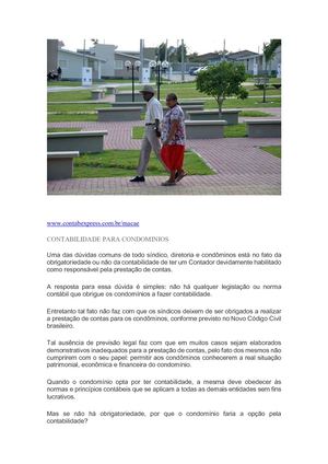 É Muito Importante Fazer A Contabilidade Do Seu Condomínio