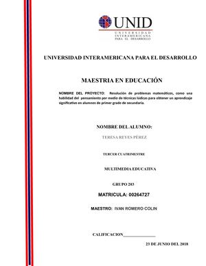 Teresa Reyes Proyecto Final