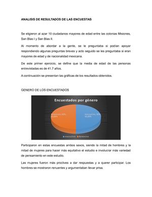 Analisis De Resultados