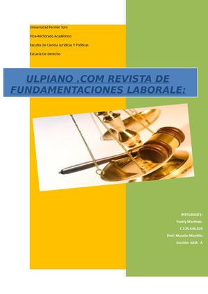 Universidad Fermín Toro Revista De Laboral256456029