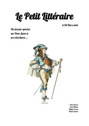 Litté Réécritures De Don Juan
