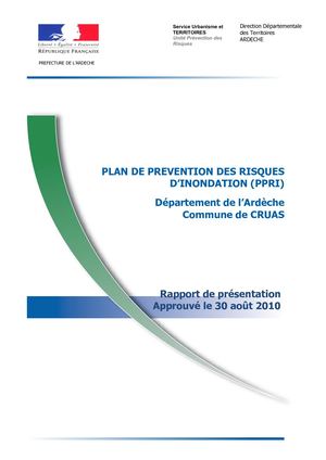 Cruas 7 9 Ppri Rapport De Presentation A4 Agraf N&b