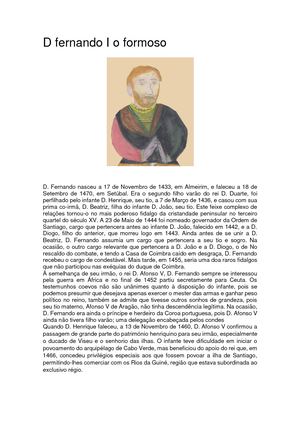 D Fernando I O Formoso