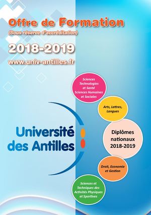 Livret Formation Ua 2018