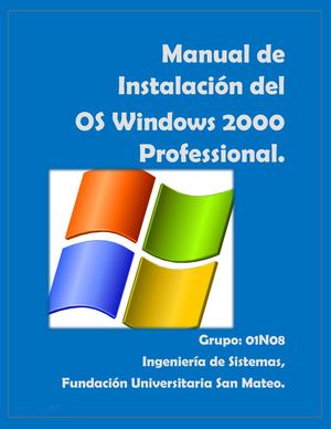 1 Manual De Instalacion Del Windows 2000