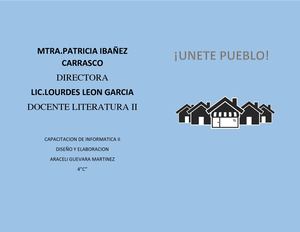 PROGRAMA DE UN EVENTO ARTÍSTICO