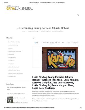 Lukis Dinding Ruang Karaoke Jakarta Bekasi Jasa Lukis Mural Terbaik