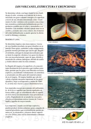 Tipos De Volcanes Y Erupciones