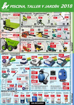 (NO VIGENTE) Piscina, Taller y Jardín - Oferta Verano 2018 Herraiz