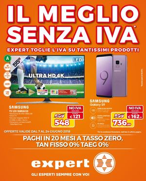 EXPERT TOGLIE L'IVA SU TANTISSIMI PRODOTTI DA PICCARDI VESTONE