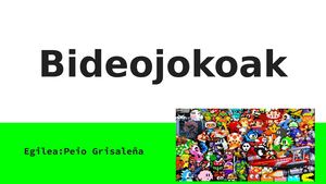 Bideojokoak