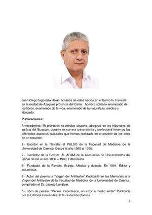 Gestor Cultural Juan Diego Siguenza Rojas