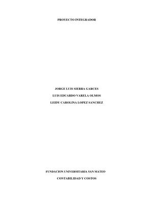 proyecto integrado iv semestre