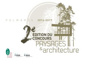 Carnet Palmarès - Architectures & Paysages - 2016-2017