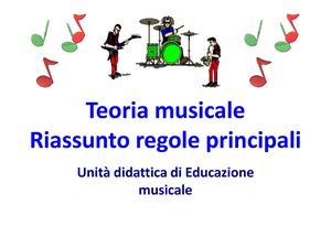 Riassunto Regole Principali Teoria