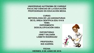 Experimento Del Hueso