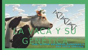 La Vaca Y Su Genética