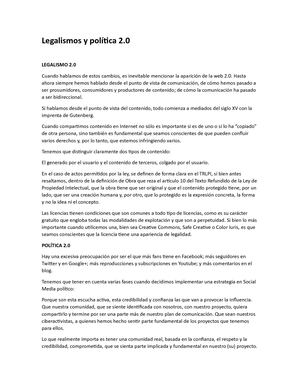Legalismos Y Política 2