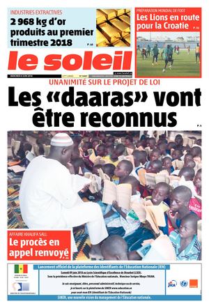 Edition Du 6 Juin 2018