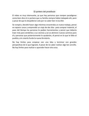 Reflexion El Portero Del Prostíbulo Dmlm