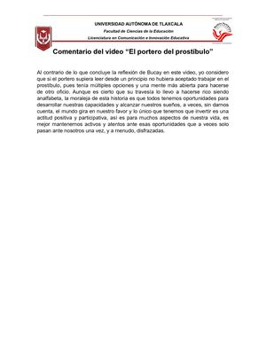 Comentario De El Portero Del Prostíbulo