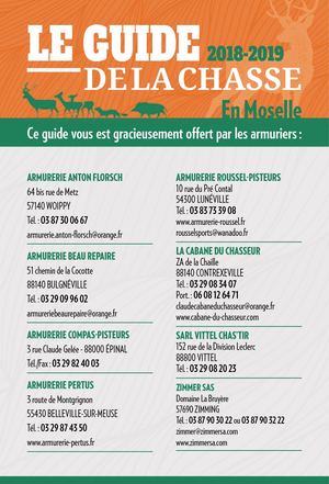 Guide de la chasse 2018 - Fédération des Chasseurs 57