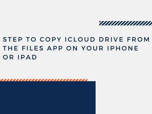 How To Make Backup Of iCloud Files