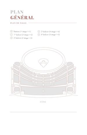 Plans de salle de l'Opéra Royal de Wallonie