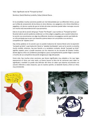 Significado real de "Pumped Up Kicks"