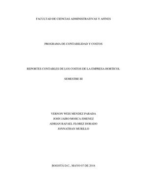 PROYECTO INTEGRADOR - COSTOS