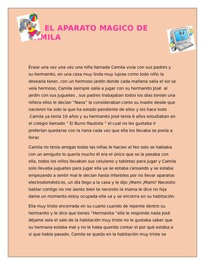 El aparato mágico de Camila