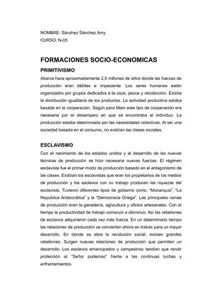 Formas Socioeconomicas