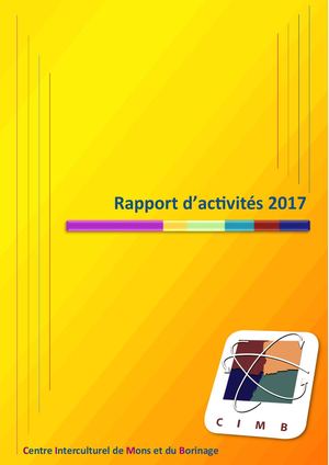 Rapport D'activités Cimb 2017