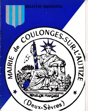 Bulletin municipal de Coulonges sur l'Autize n°1 - Été 1973