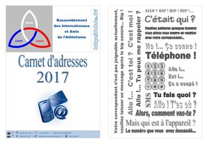 2017 Rifa Carnet Adresses A4