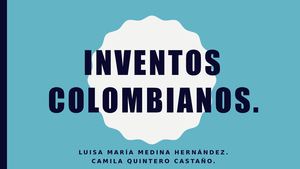 Inventos Colombianos