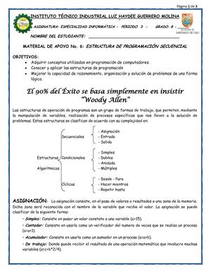 6 Estructura Secuencial