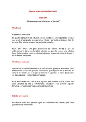 Manual De Exhibición