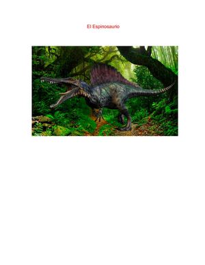 El Espinosaurio