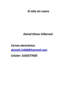 El Niño Sin Rostro