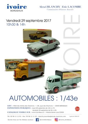 29/09/2017 - Bordeaux - Automobiles : 1/43e