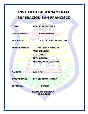 Informe Mercado en Linea