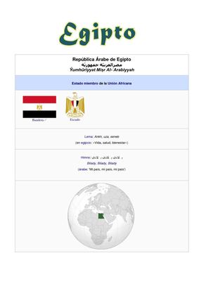 República ÁRabe De Egipto